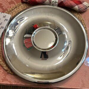 Vintage 1950s KROMEX 12-inch Round Serving Tray in Good Condition, Made in USA